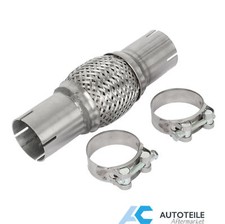 Flexrohr 50 x 100 mm Flexstück Flexpipe SoftFlex Rohr für Katalysator Audi