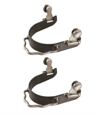 Black Steel Bumper Spurs