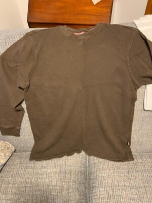 #ad Craftsman XXL Men#x27;s chocolate brown long sleeve thermal top $12.00