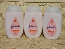 3-Johnson's-Baby Lotion-PINK-TSA safe/Travel Size-100ML/3.4FL OZ-EACH (X3)-NEW!
