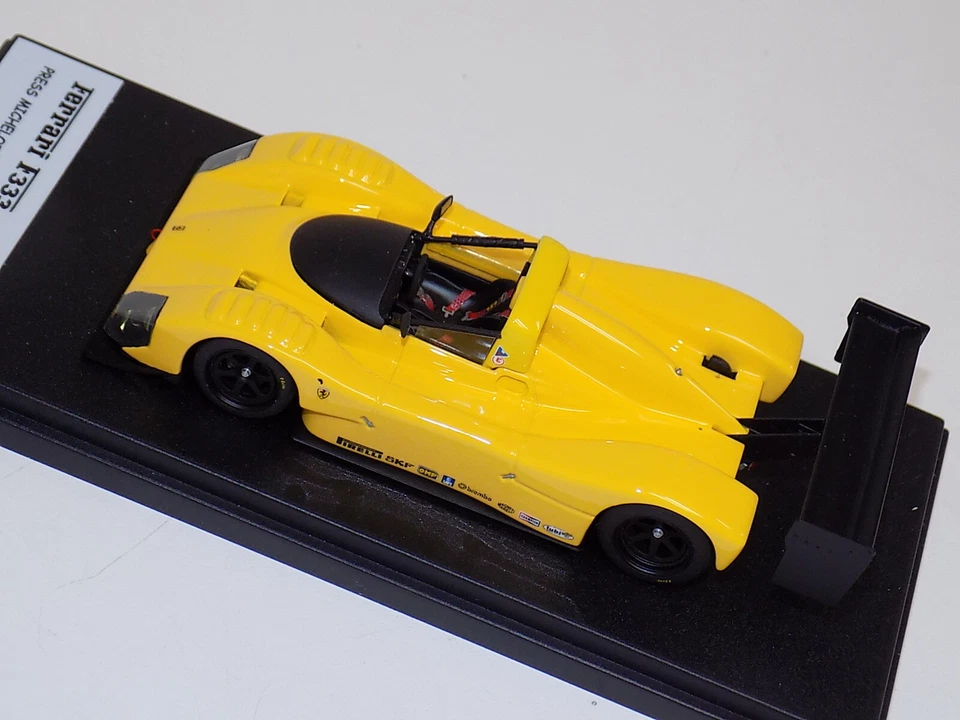 1/43 DVA Fabbrica Costruzione Ferrari 333SP Pressa Michelotto 1988 Giallo GP027 - Immagine 4 di 4