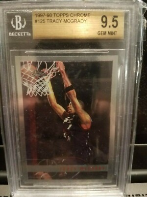 1997 1998 Topps Tracy Mcgrady Rc BGS 9.5