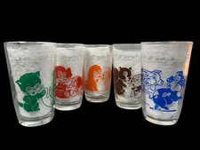 Swanky Swig Animal Juice Glass Vintage Kraft Glass Mid-Century SMALL