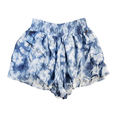 Pantalones Cortos ROSA Victoria's Secret Para Mujer Talla Pequeña Azul Tie Dye Cintura Elástica - Imagen 7 de 7