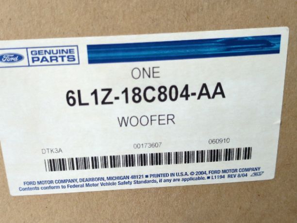 OEM Ford Subwoofer Speaker 2002-2006 Expedition Navigator 6L1Z