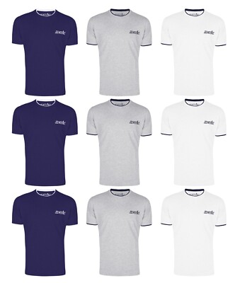 2-3 Stück Herren Premium Baumwolle T-Shirt Rundhals Uni Weich Freizeit Tee Shirts S-2XL