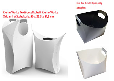 Kleine Wolke Wäschebox Origami Laundry, Schwarz,Weiss