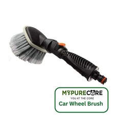 Car Wheel Brush ? Cleaning Tool for Wheels, Tires & Rims with Hose Connection