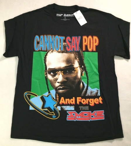 NWT Rue21 Pop Smoke Black T-Shirt Mens 