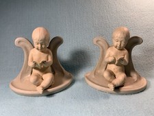 Walrath Pottery Bookends Pr Frederick Walrath Rochester NY C.1910 Child Reading