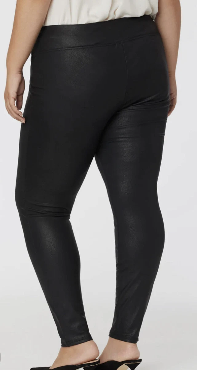 Nydj faux leather best sale leggings