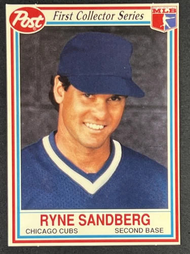 Ryne Sandberg #9 1990 Post Cereal First Collector Series Chicago Cubs