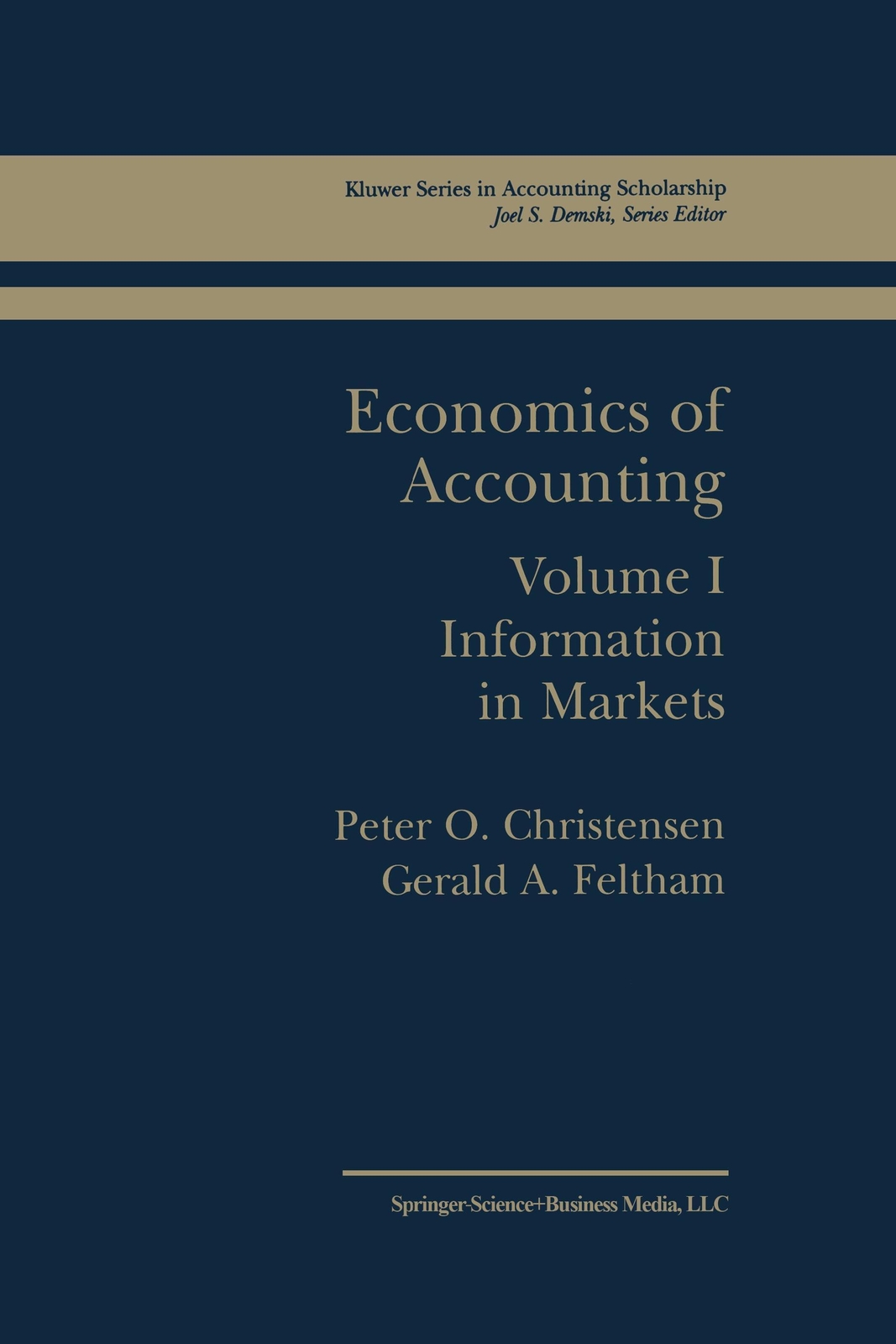 Thumbnail - Economics Of Accounting, Gerald Feltham