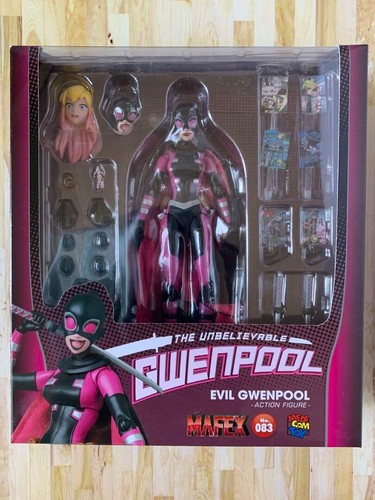 No.071 MAFEX GWENPOOL No.083 MAFEX EVIL GWENPOOL 2-set Figure Marvel Medicom Toy - Picture 5 of 7