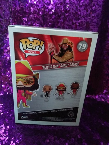 Funko Pop WWE Diamond Collection Macho Man Randy Savage #79 - GameStop Exclusive - Picture 2 of 3