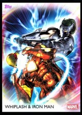 Topps Marvel Collect-Problematic-Red-Whiplash & Iron Man-SUPER RARE-Digital Card