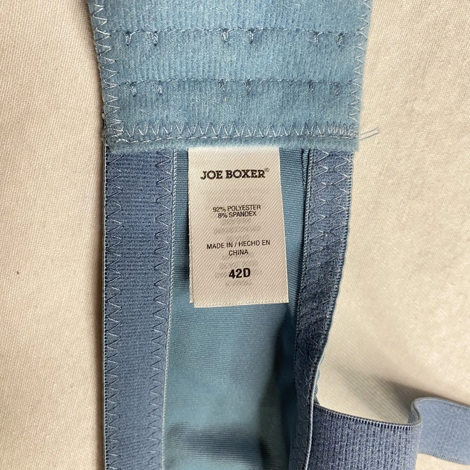 Sujetador Joe Boxer para mujer talla 42D azul con aros correas ajustables con aros cómodo Foto 3 de 4