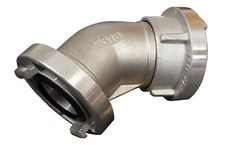 Rohrbogen 45° Storz A B C drehbar Kupplungen DIN Qualität, Krümmer aus Edelstahl