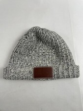 Love Your Melon Beanie Cap Unisex One Size Gray Knit 100 Cotton Parametric Knit