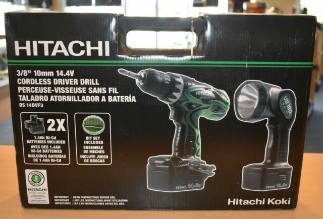 14 4 Hitachi 14dvf3 Cordless Drill Driver And Charger N0 Battery For Sale Online Ebay
