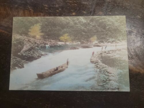Handkolorierte japanische Postkarten Kyoto, Hakone Union Postale Universelle um 1900 - Bild 8 von 9