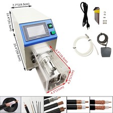 110V Precision Semi-automatic Multi-layer Rotary Coaxial Wire Stripping Machine