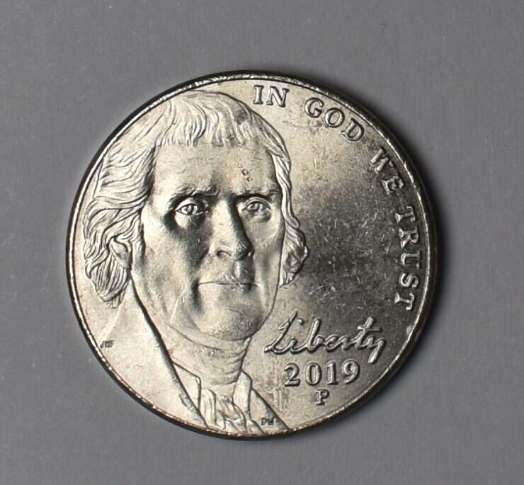 2019 P Nickel Multi Error on Check Nose Eyebrow Mouth Rim Collar