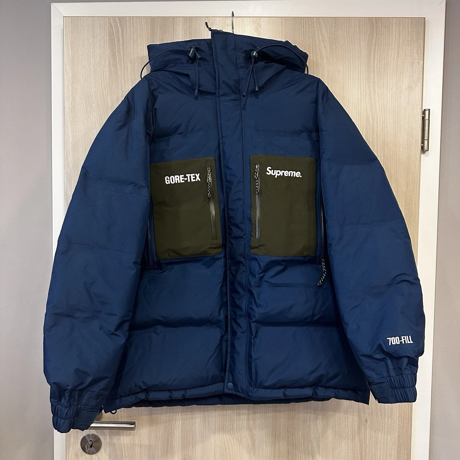Veste parka Supreme X Gore Tex 700 Fill Down FW19 homme taille moyenne sarcelle foncée
