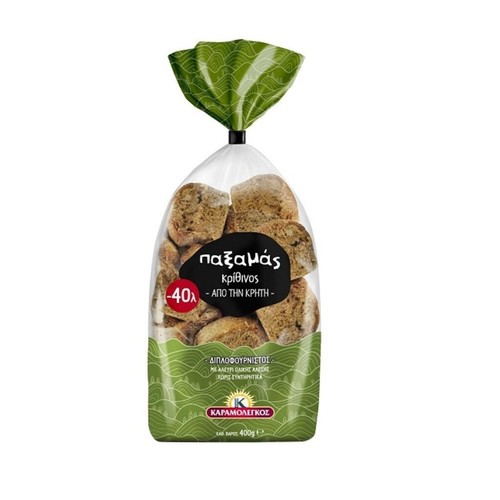 Greek Barley Rusks, Double Baked, Wholemeal Flour, 400 g (14 oz), Free Shipping - 第 1/1 張圖片