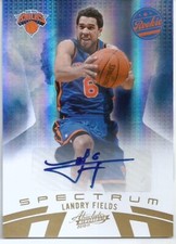 2010-11 Absolute Memorabilia Spectrum Signatures Gold #144 Landry Fields/199