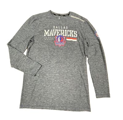 Fanatics Dallas Mavericks NBA Gray Long Sleeve Men's T-Shirt