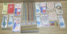Lot Of 40  Sets Knitting Needles 88 Pieces Boye Clover Susan Bates Hero Corning