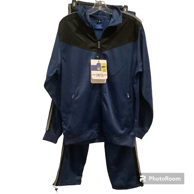 Royal Threads Canada Blue Zip Up Jacket and Pants Set Men s Medium NWT