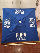 Pura Still Blue Beach Large Umbrella - New