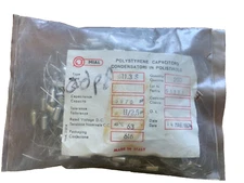 Polystyrene Capacitors Type 611.3S 5970pf NOS bag of 200