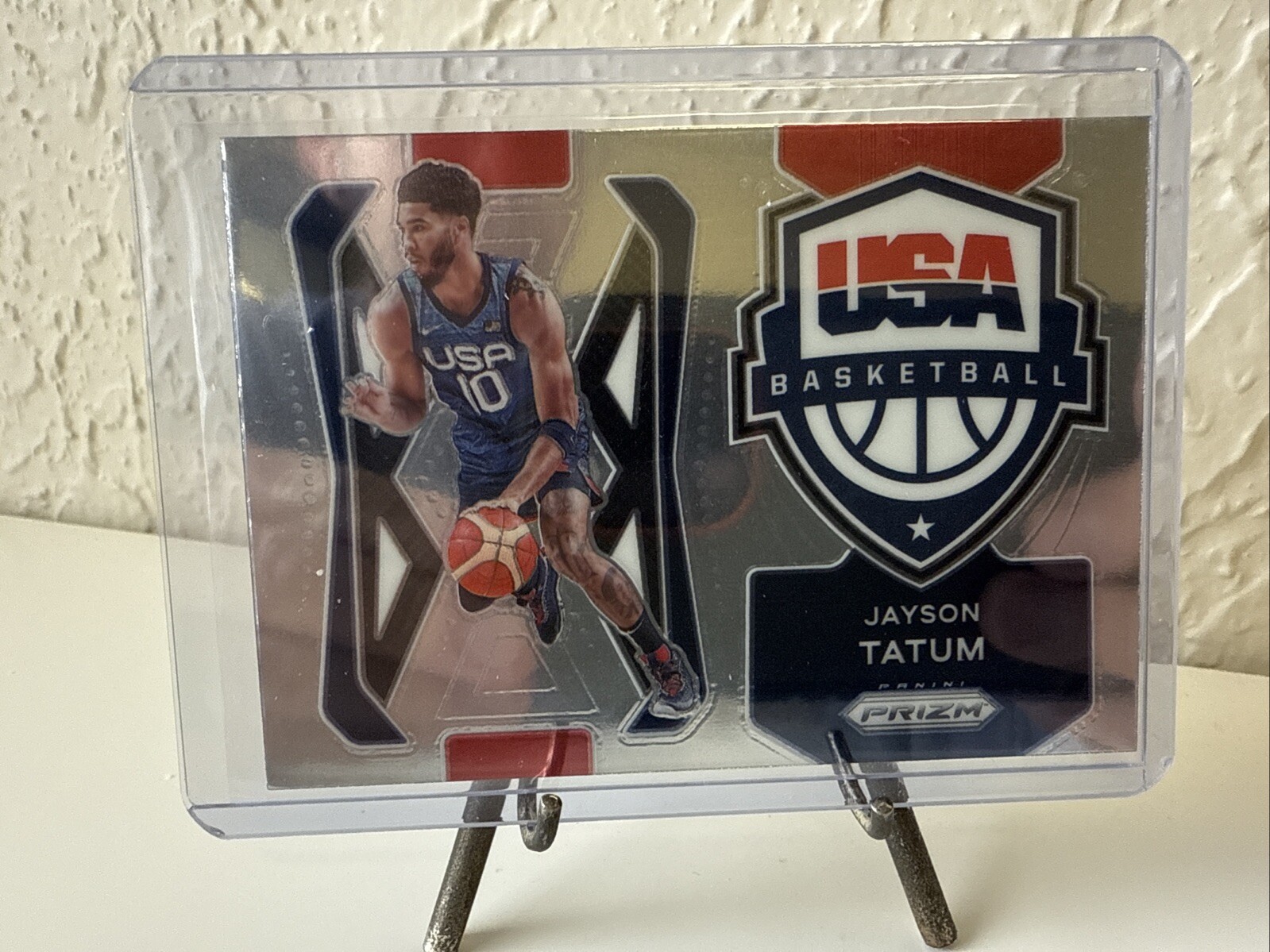 2021-22 Panini Prizm - USA Basketball Silver Prizm #1 Jayson Tatum