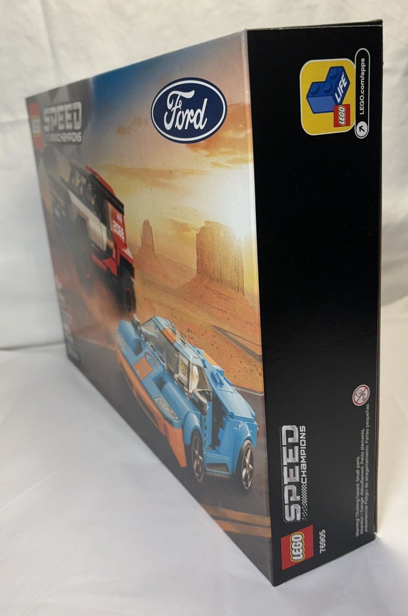 LEGO 76905 Speed Champions Ford GT Heritage Edition and Bronco R