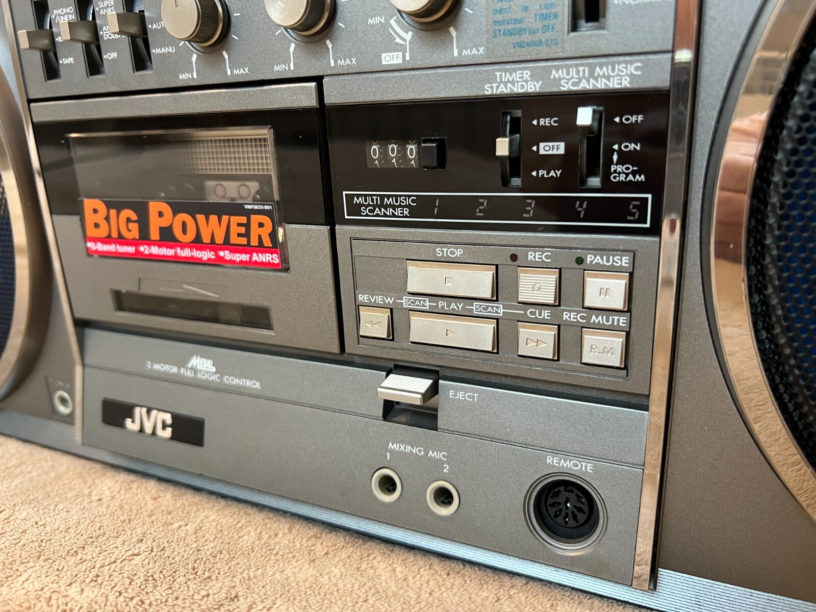 JVC RC M90 Boombox Excellent Condition Serviced + VIDEO eBay