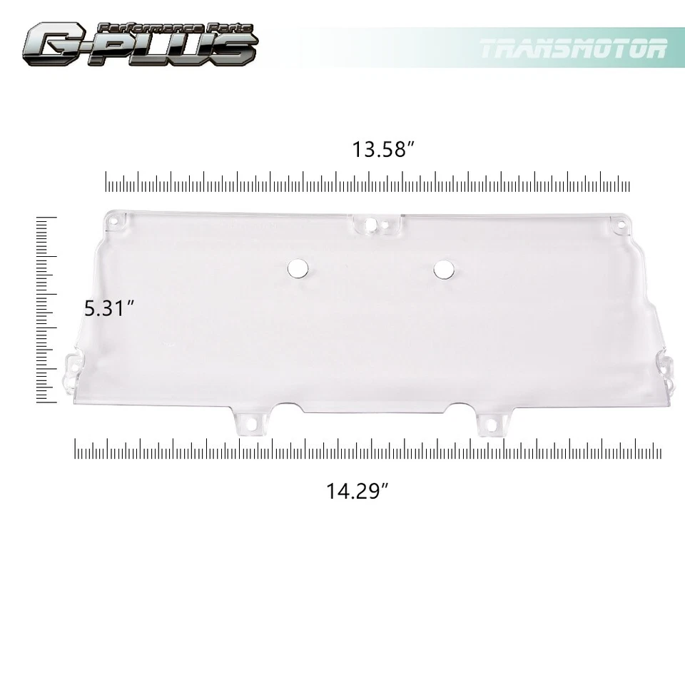 Cubierta de lente de tablero de calibre Bronco apta para camioneta Ford F150 F250 F350 1992-1996 Foto 2 de 4