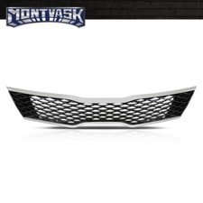 Fit For 2016-2018 Kia Optima Sx Sxl Front Bumper Upper Grille W Chrome Trim