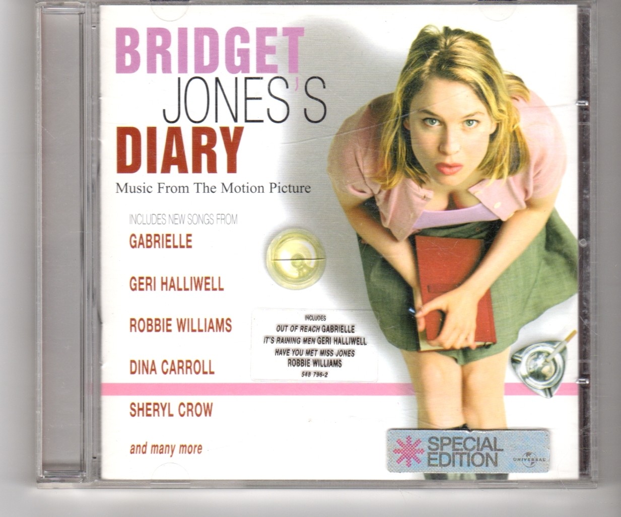 (HO821) Bridget Jones's Diary, Soundtrack - 2001 CD