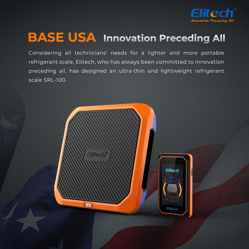 Elitech SRL-100 Intelligent Lightweight HVAC Refrigerant Wireless Scale 220lb - Picture 7 of 8