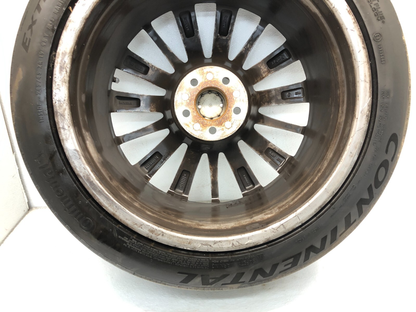 2014-2024 MASERATI GHIBLI S FRONT WHEEL RIM 8.5JX19H2 W/ TIRE 245/45ZR19 OEM ###