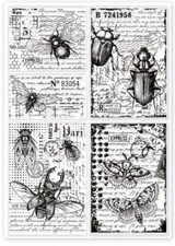 INSECTS Clear Cling Stamps