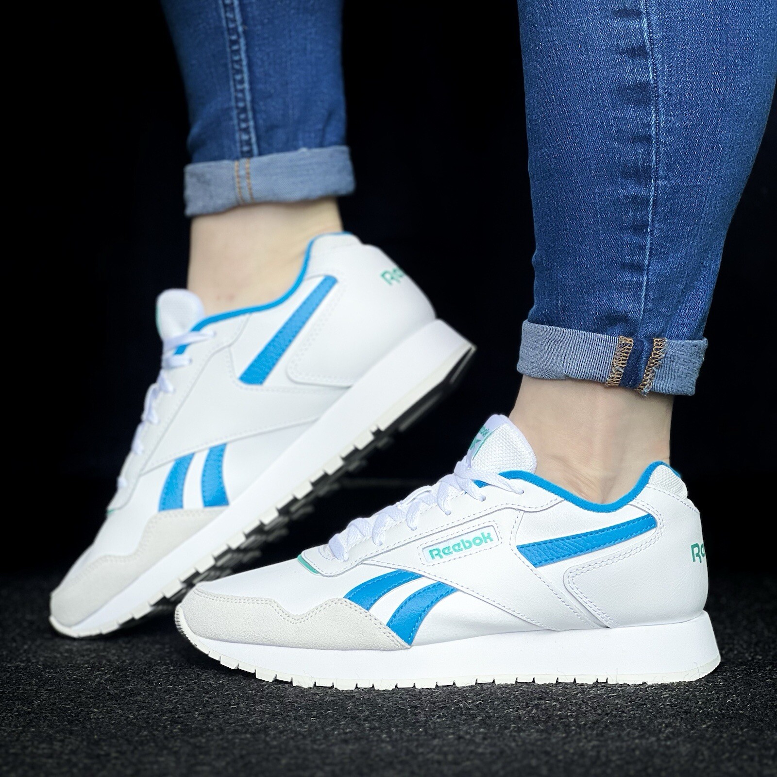 Reebok Glide Classic Women’s Size 9 Running Shoe Athletic Sneakers White #418