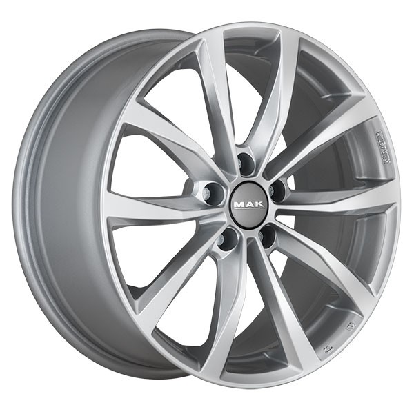 ALLOY WHEEL MAK WOLF FOR VOLKSWAGEN T-ROC 8X18 5X112 SILVER KI4