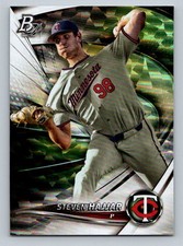 2022 Bowman Platinum Icy Foil Steven Hajjar  Twins Prospect #TOP-85
