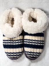 LUK EES by MUK LUKS Women  s Bootie Slippers Size 9-10 Faux Fur Lined