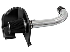 BCP BLACK 14-18 Silverado 1500 4.3 V6 Heat Shield Cold Air Intake Kit +Filter