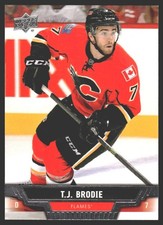 T.J. Brodie #278 2013-14 Upper Deck Calgary Flames
